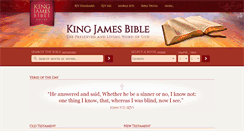 Desktop Screenshot of kingjamesbibleonline.org
